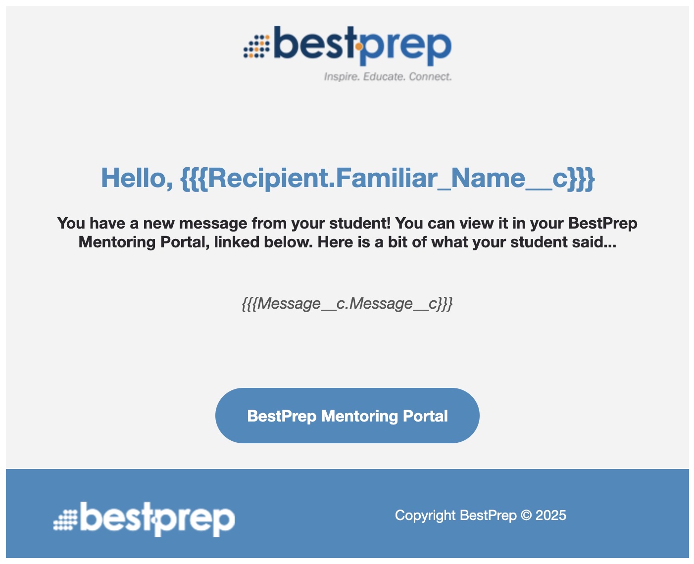 Mentoring Email Template